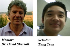 Photographs of mentor David Sherratt and scholar Tiung Tran