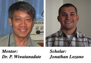 Photographs of mentor Phongtape Wiwatanadate and scholar Jonathan Lozano