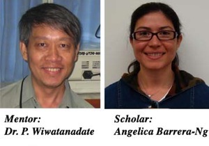 Photographs of mentor Phongtape Wiwatanadate and scholar Angelica Barrera-Ng