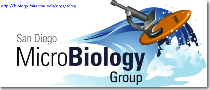 button linking to the San Diego Microbology Group webpage